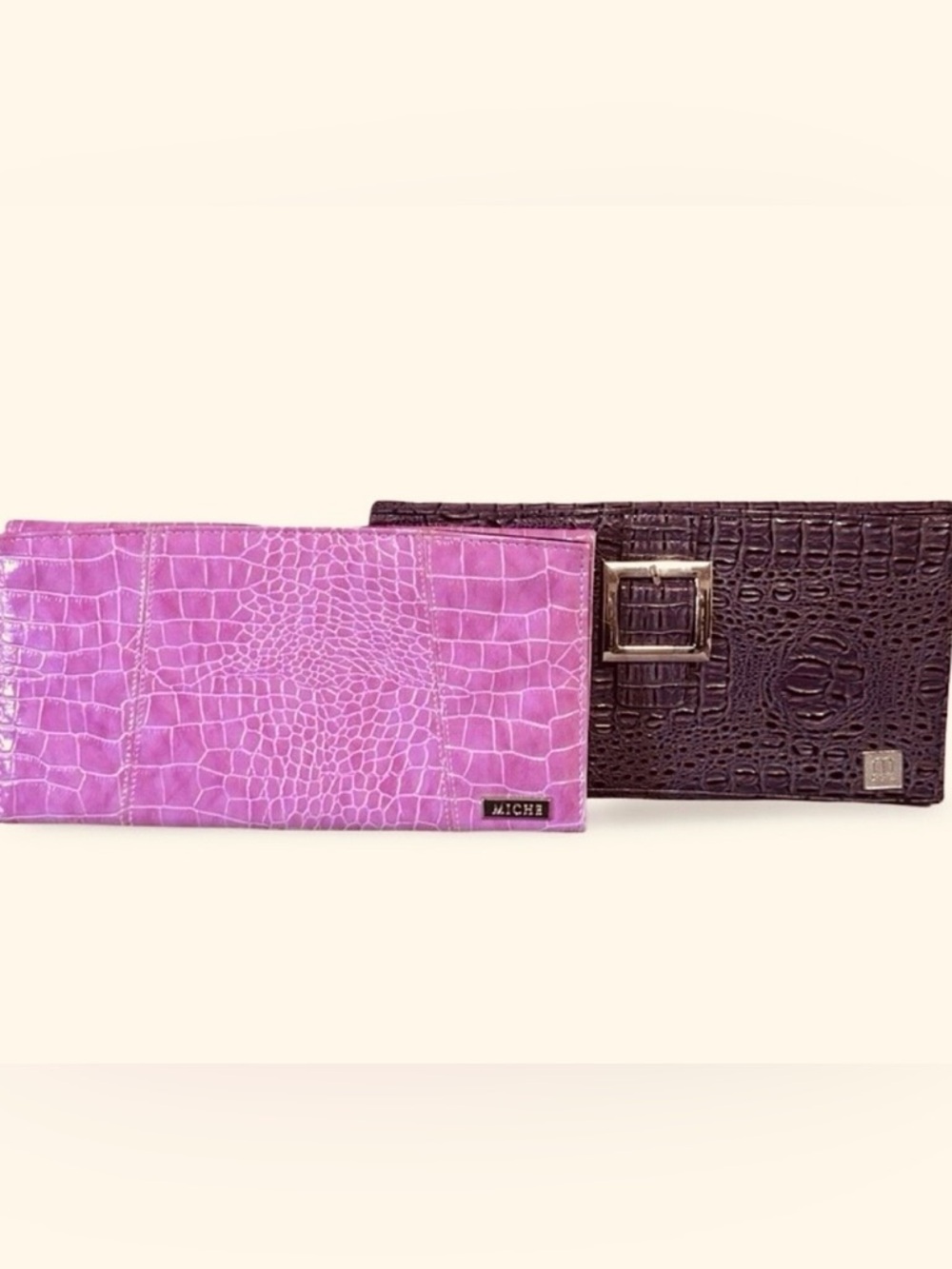 Miche Classic Bag Shell Set of 2 Pink/Purple Ellie Shell